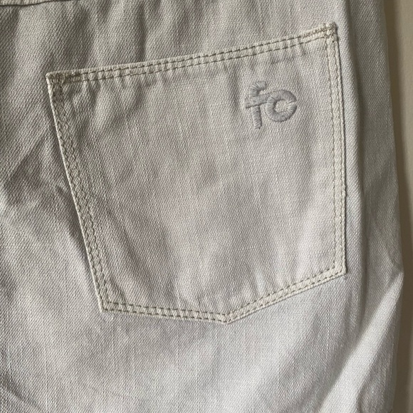 French Connection Gray Beige Mini Jean Skirt - Picture 7 of 8